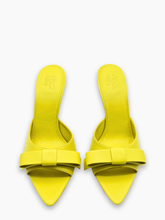 Sandali Gialli In Pelle Con Fiocco - Giallo | Qlhype