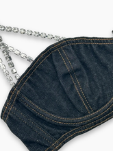 Top Denim Bra con Spalline Gioiello -  | dBlank