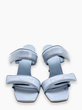 Blue Patent Leather Sandals -  | Qlhype