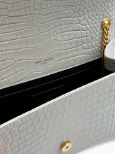 Borsa Kate Medium In Pelle Bianca Cocco - Bianco | dBlank