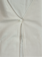 Long White Viscose Cardigan -  | dBlank