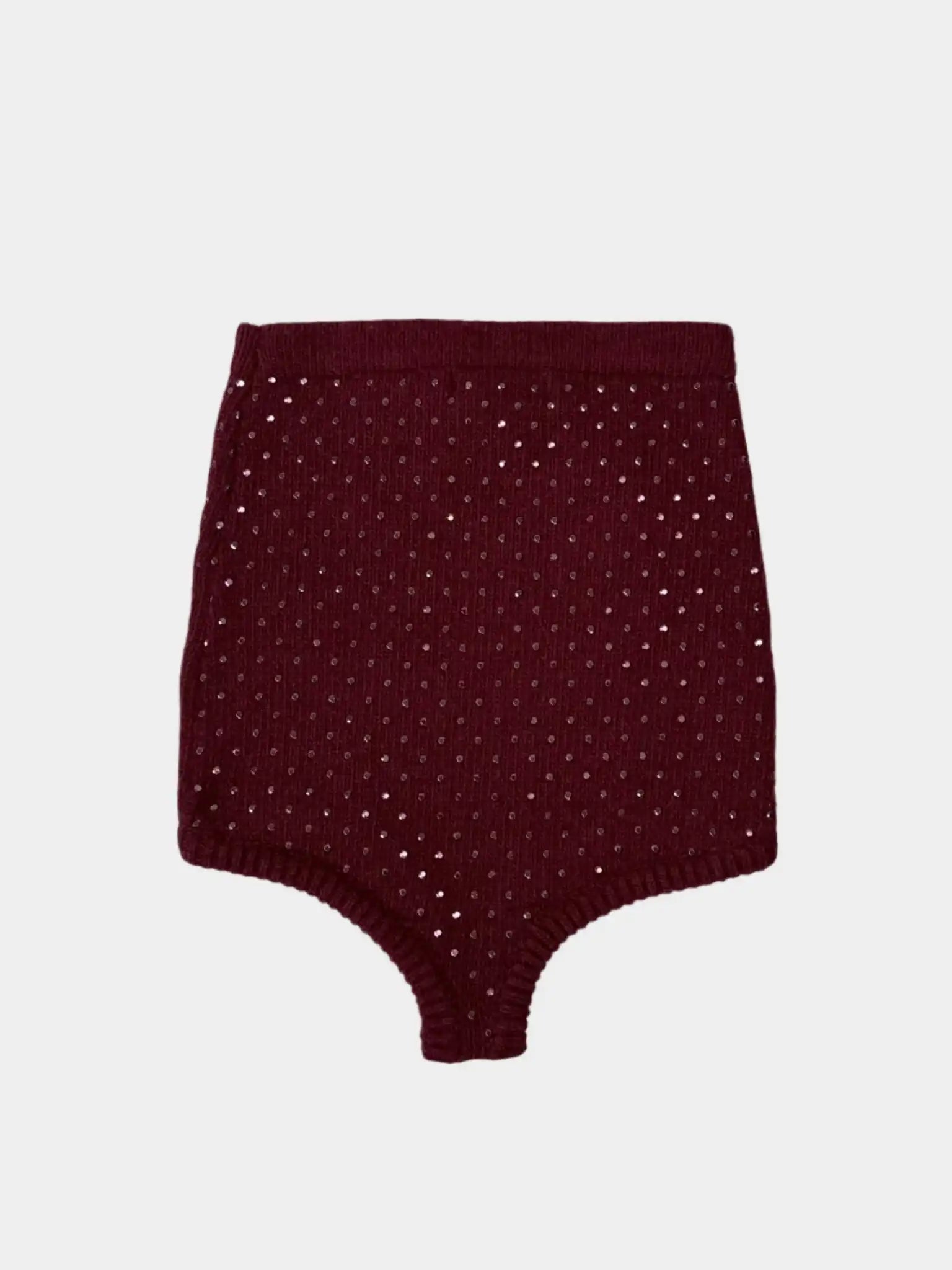 Culotte In Maglia Con Cristalli