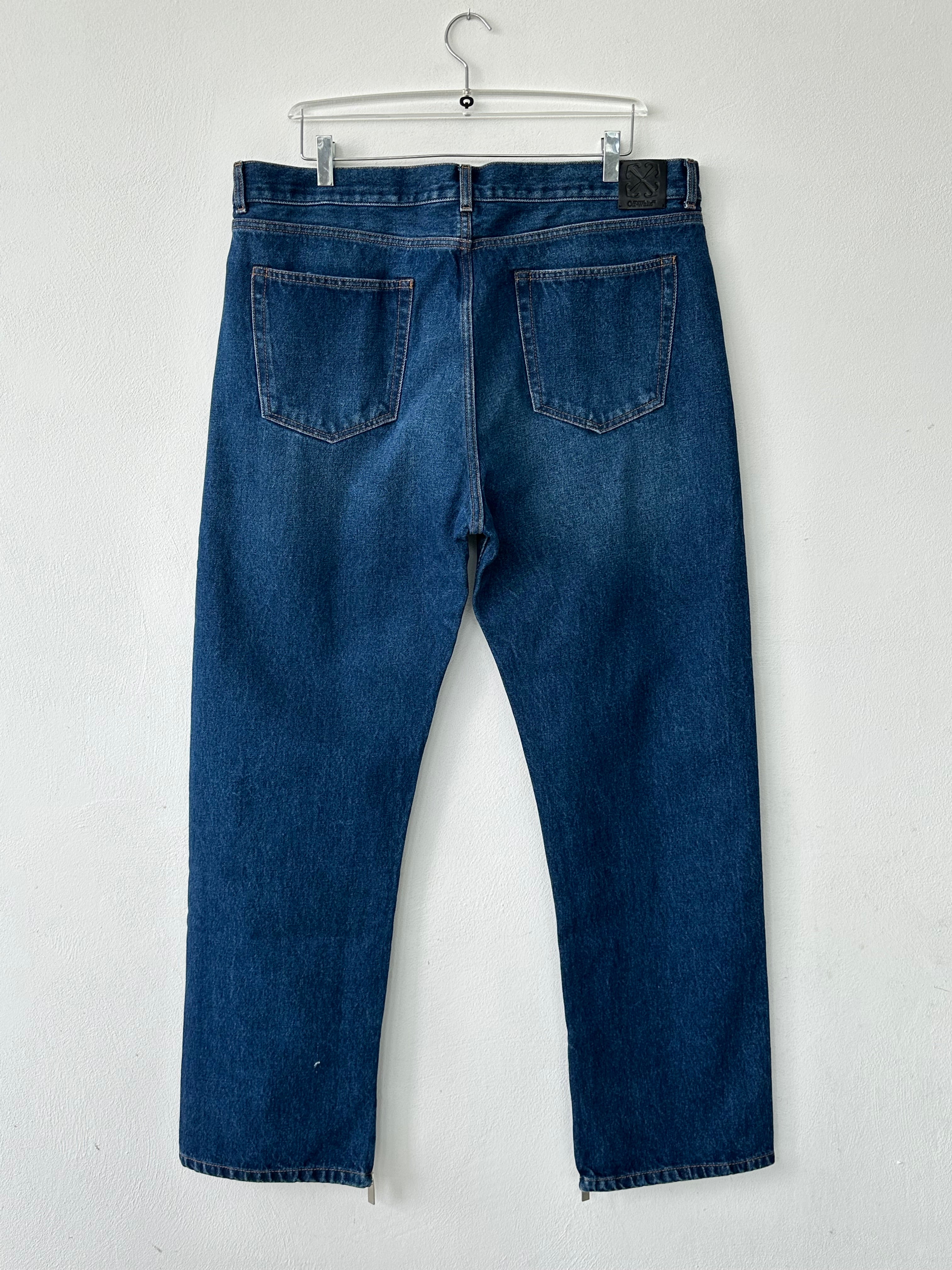 Zipper Detail Jeans
