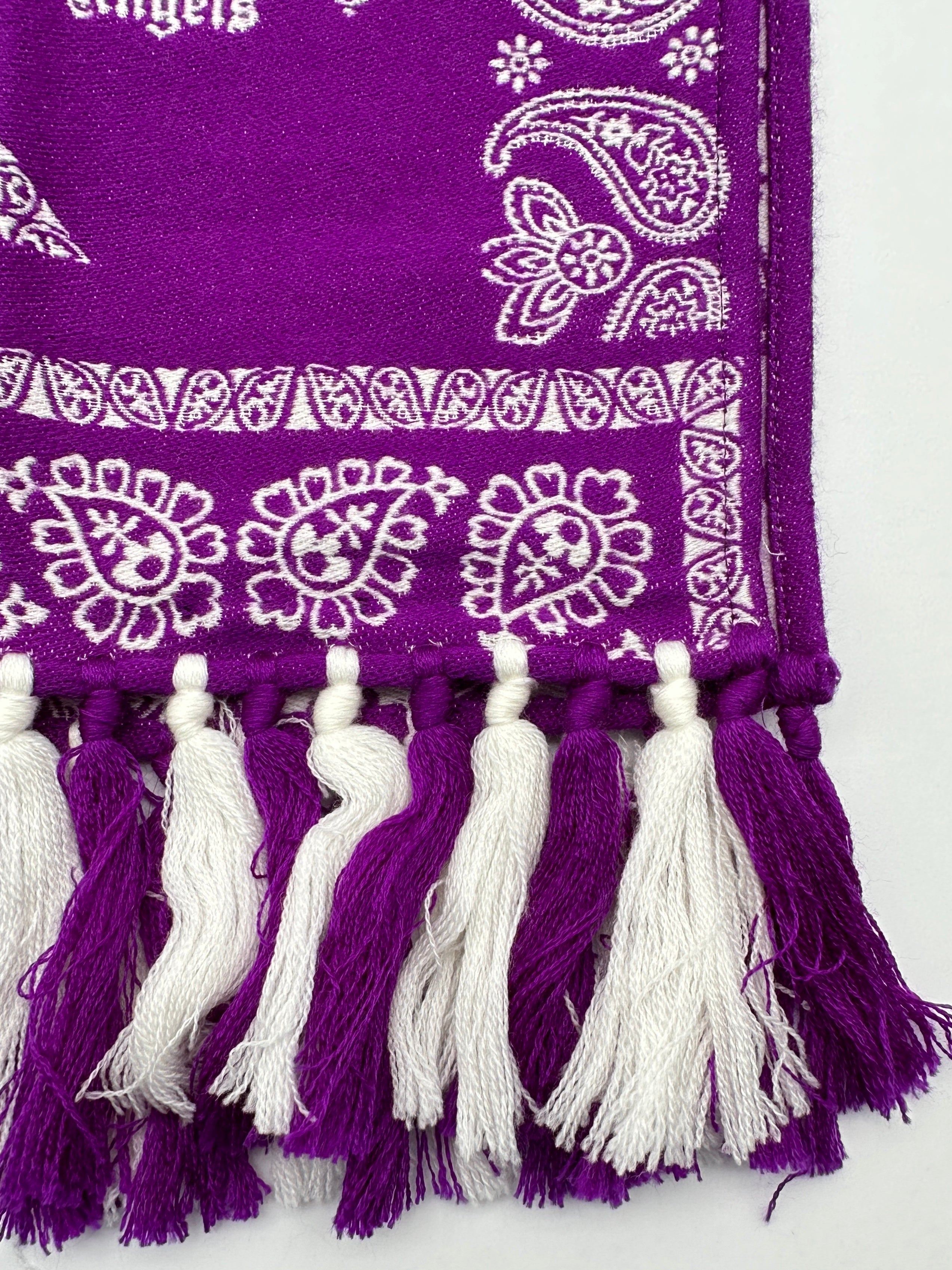 Purple Bandana Scarf