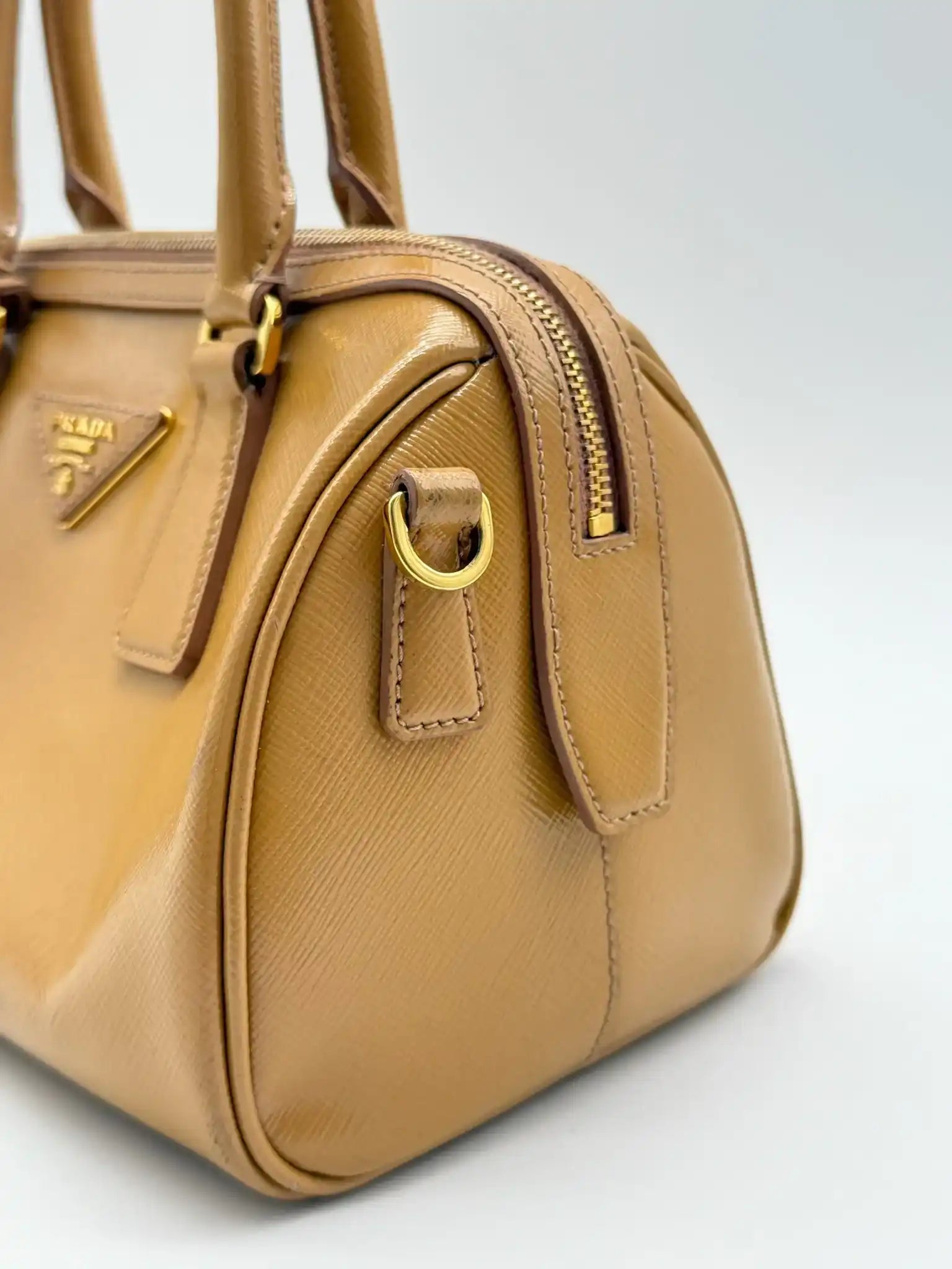 Bauletto In Pelle Con Tracolla