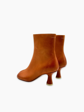 Tobacco Leather Ankle Boots -  | dBlank