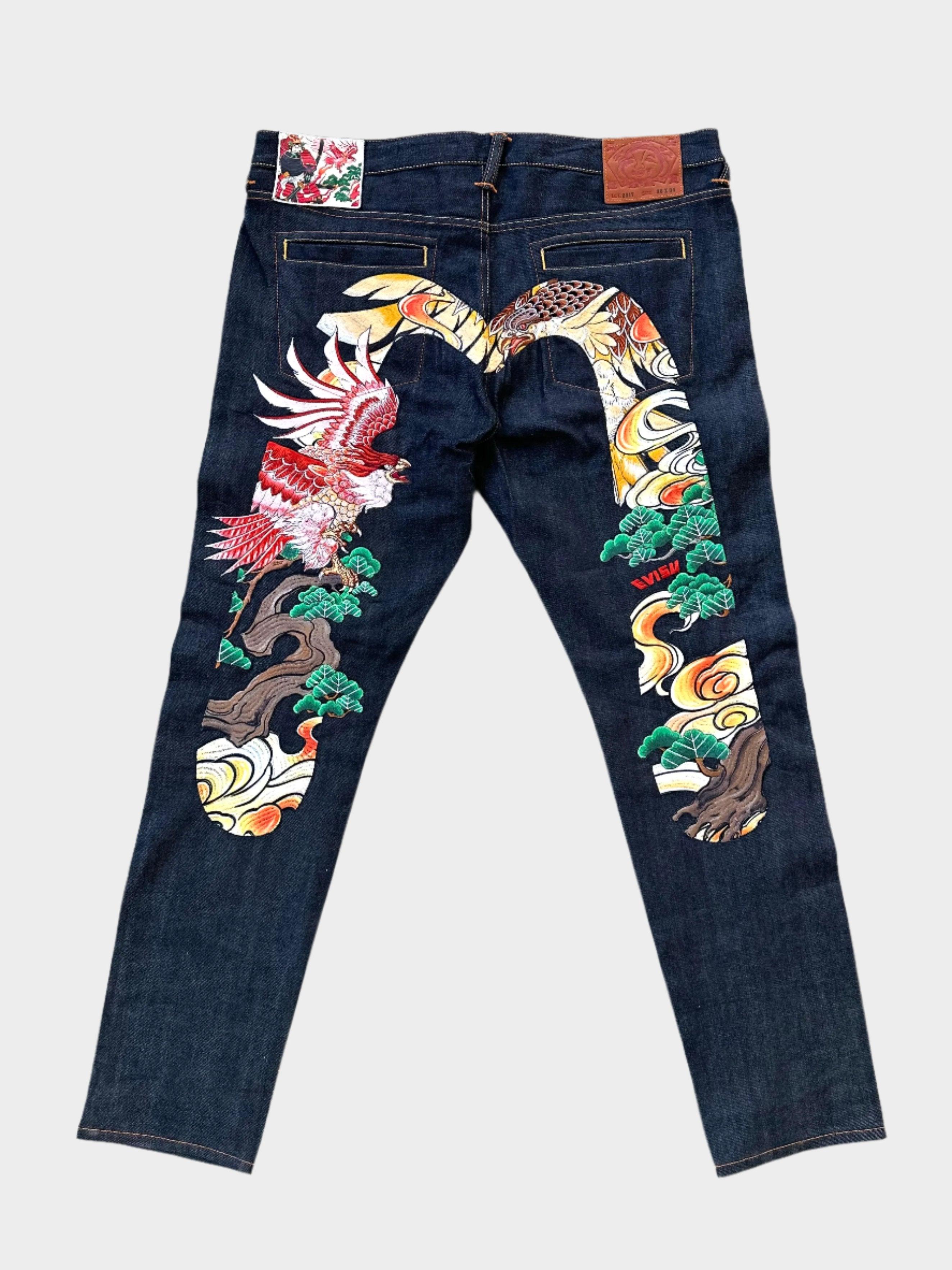 Eagle Embroidery Jeans