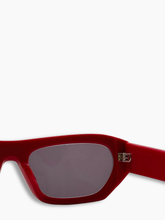 Occhiali Da Sole Cat-Eye Rossi -  | dBlank