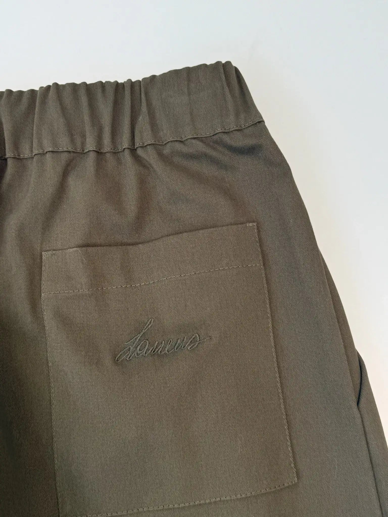 Pantaloni Con Vita Elasticizzata