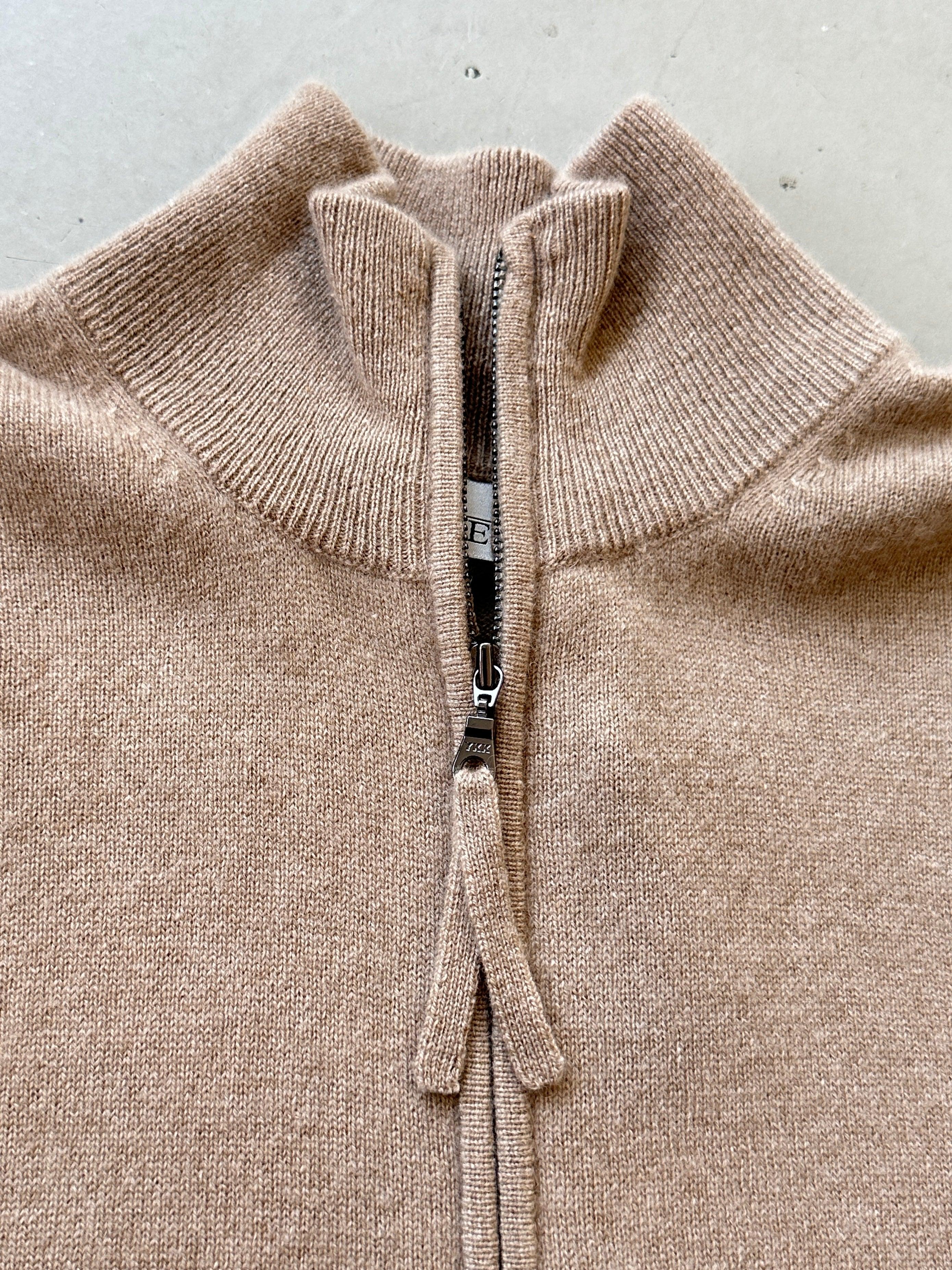 Cashmere Cardigan Zip