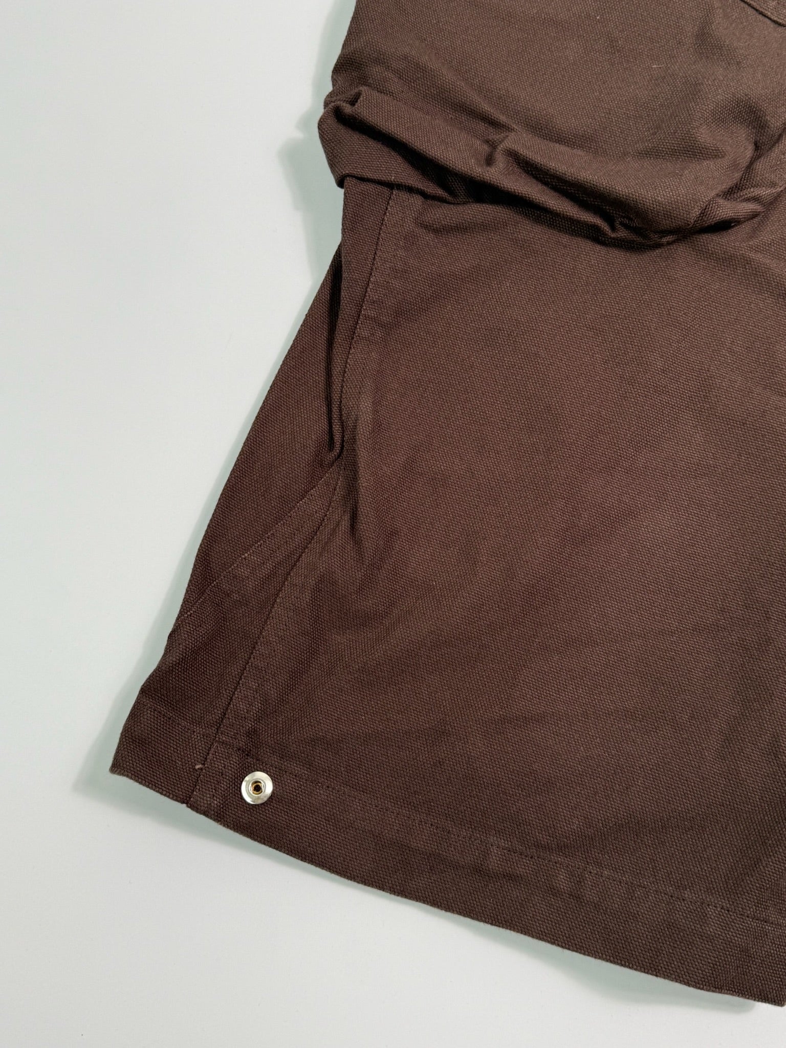 Pantaloni Cargo Marroni Jacquemus Con Tasche E Zip Decorative