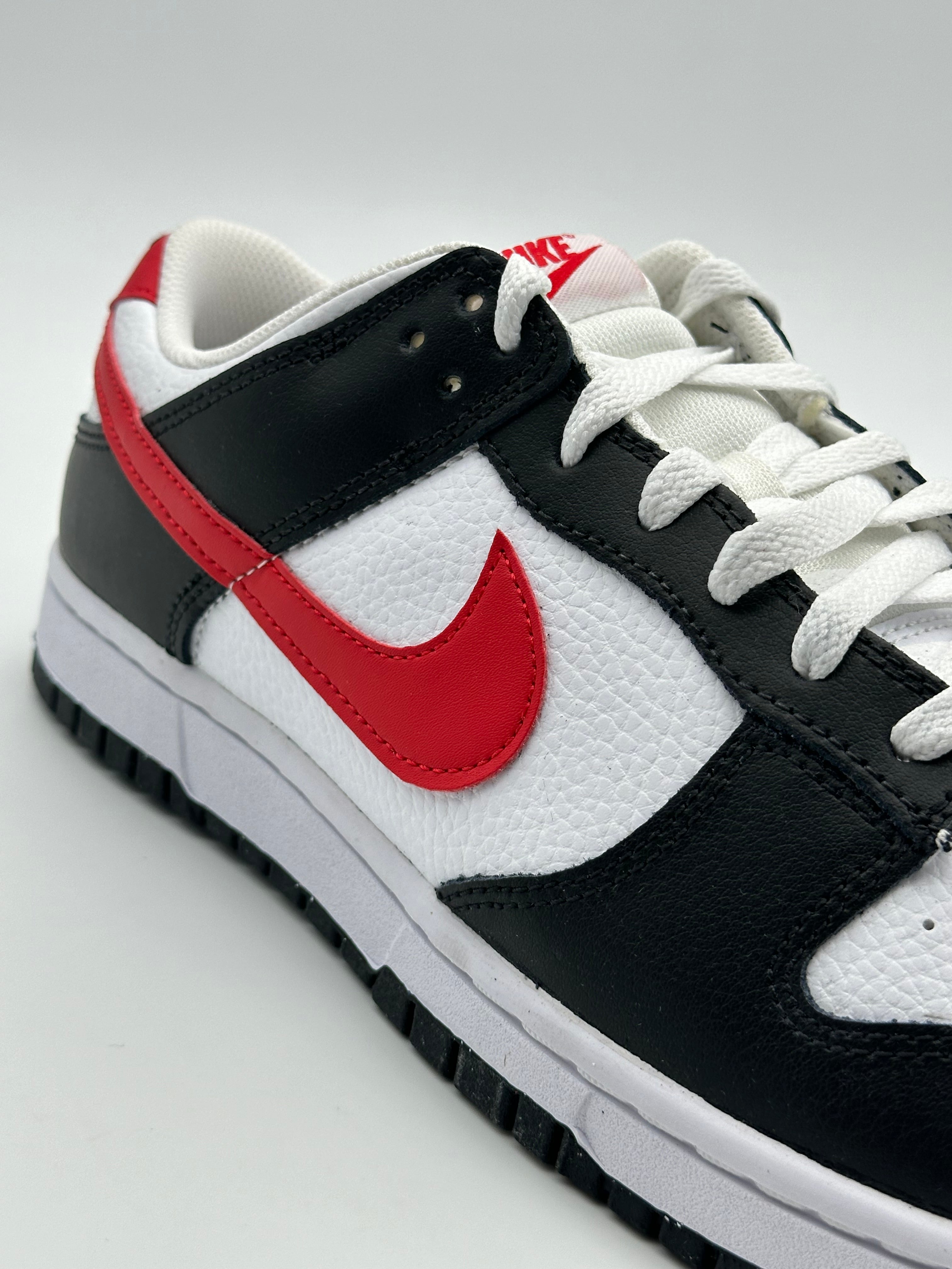 Dunk Low Red Swoosh Panda