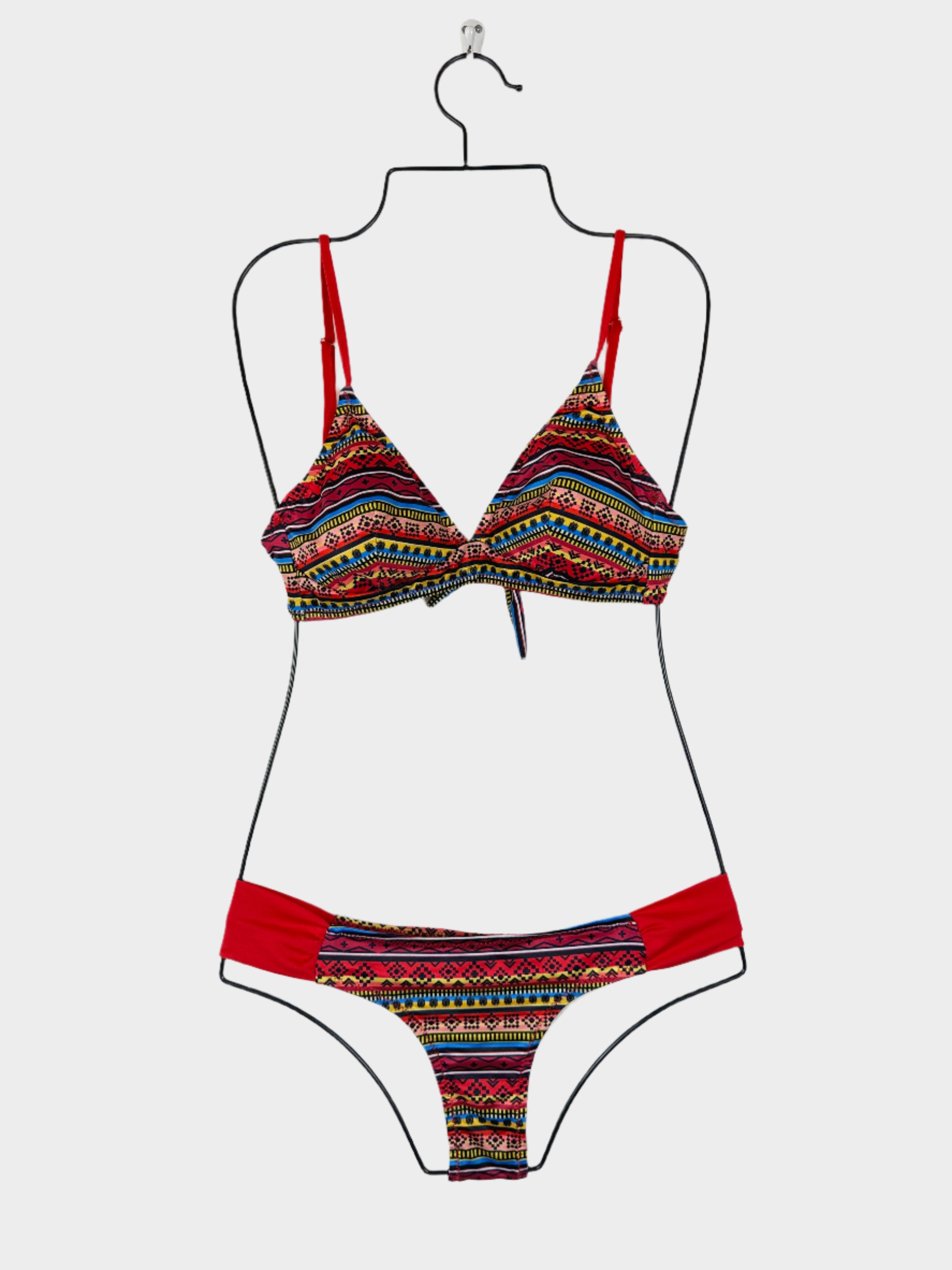 Pattern Triangle Bikini