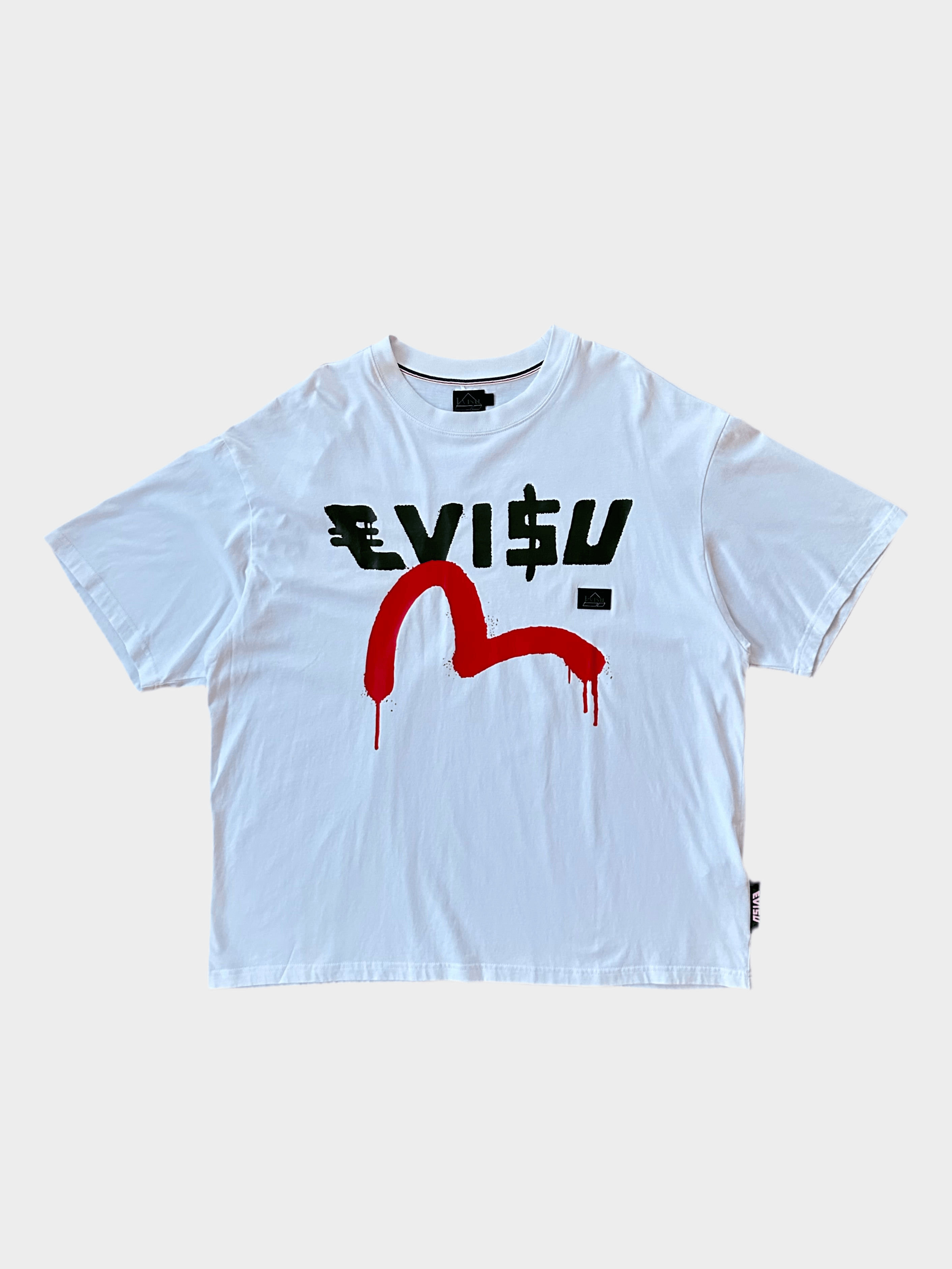 T-shirt With Graffiti Effect Print