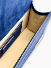 Borsa Il Grande Bambino In Suede Blu -  | dBlank