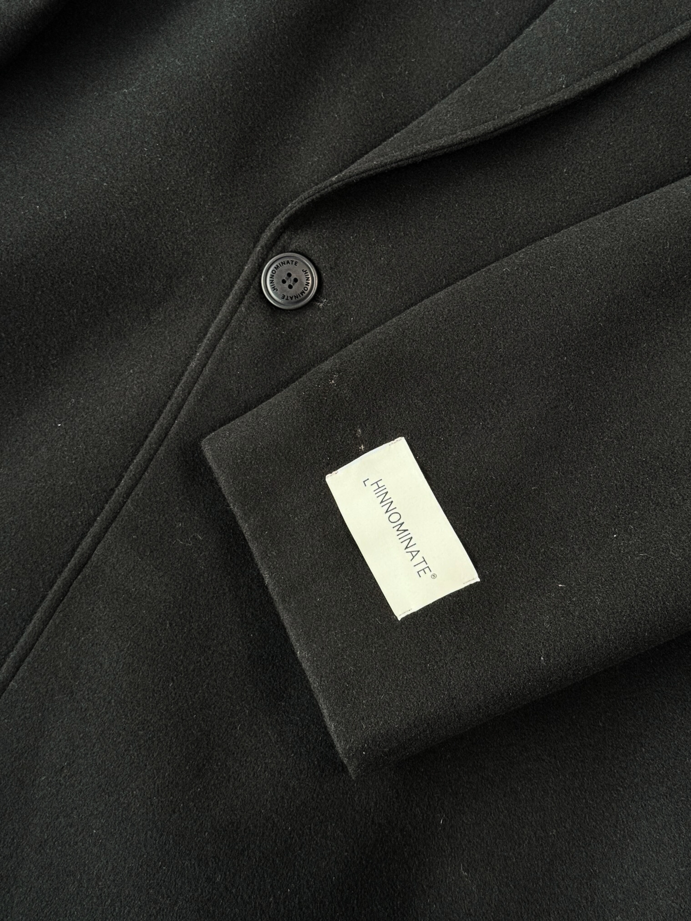 Cappotto Nero Doppiopetto