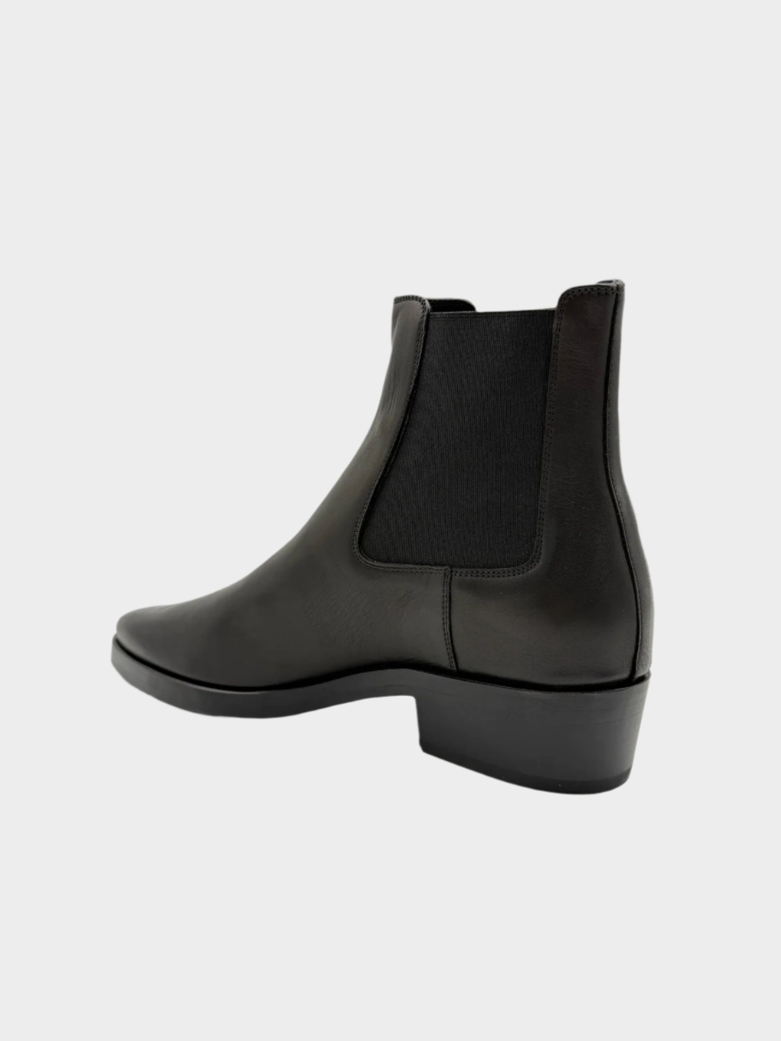 Stivaletti Chelsea Nero In Pelle