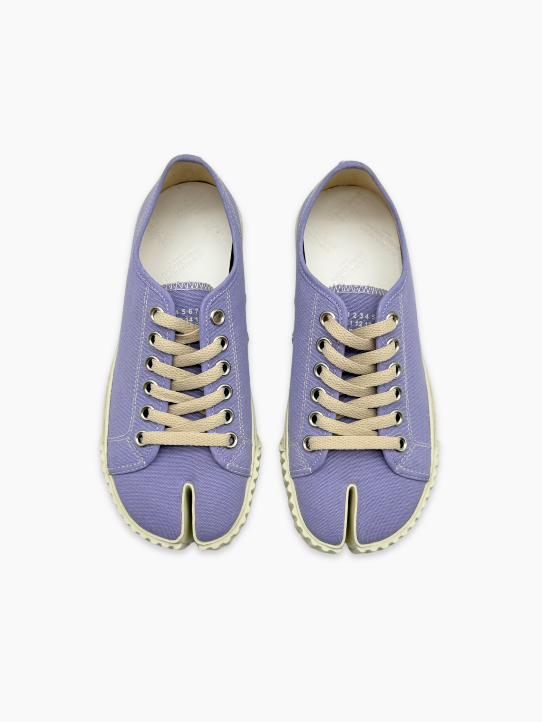 Sneakers Tabi In Tela Lilla