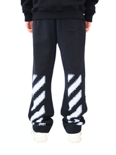 Pantaloni Neri Diagonal Arrow - Nero | dBlank