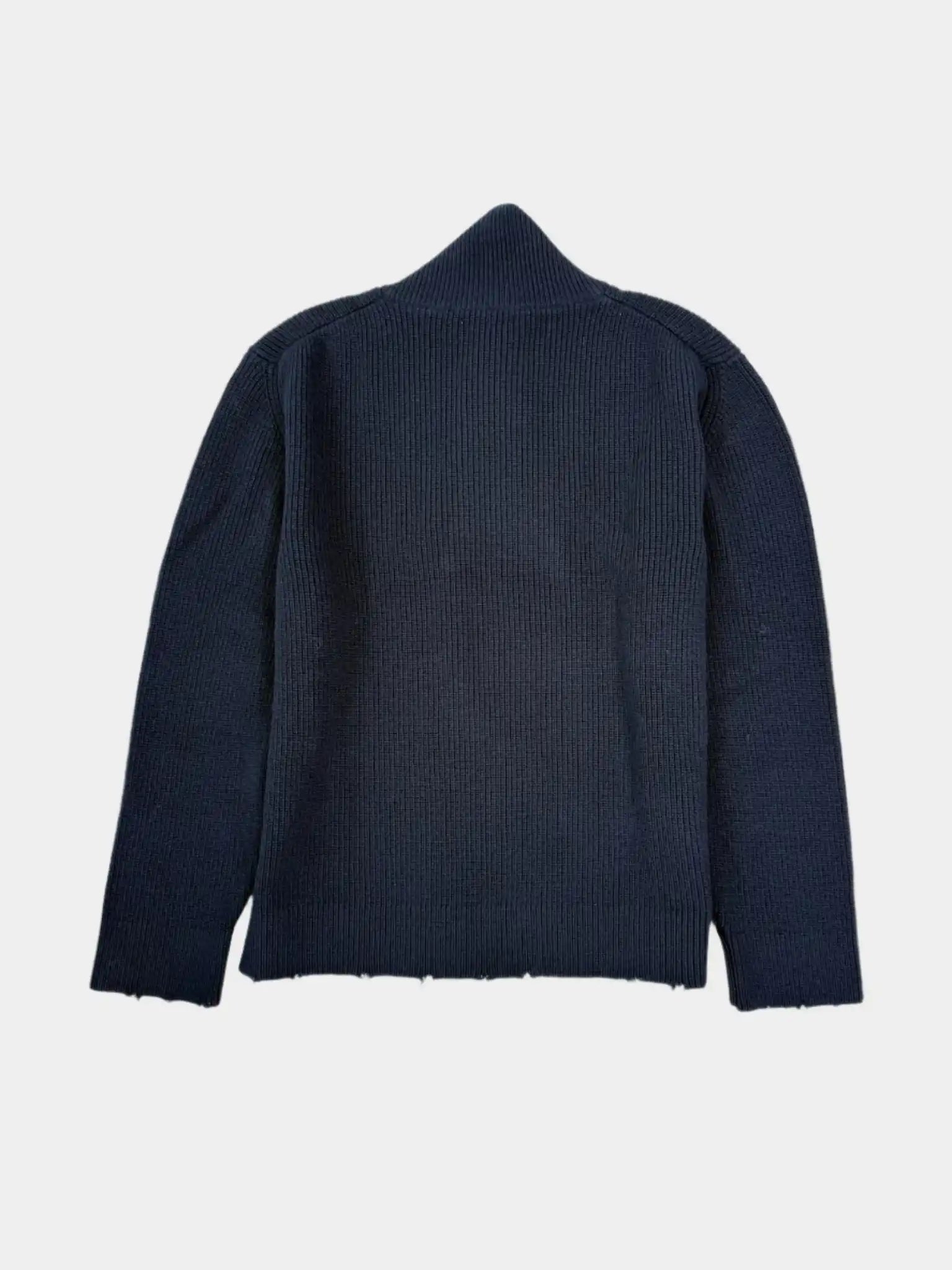 Maglione Sfrangiato Con Scollo Squadrato
