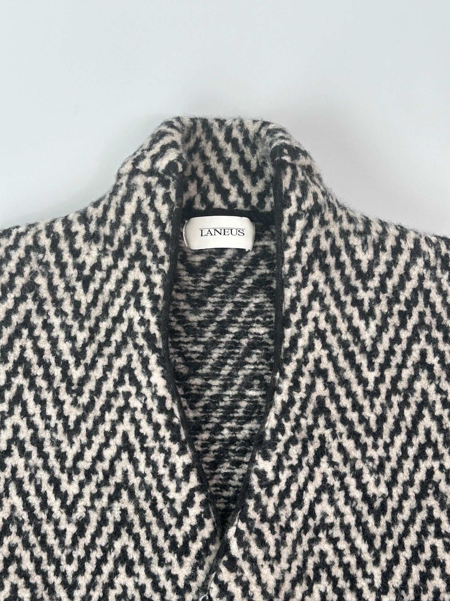 Cappotto Doppiopetto Chevron