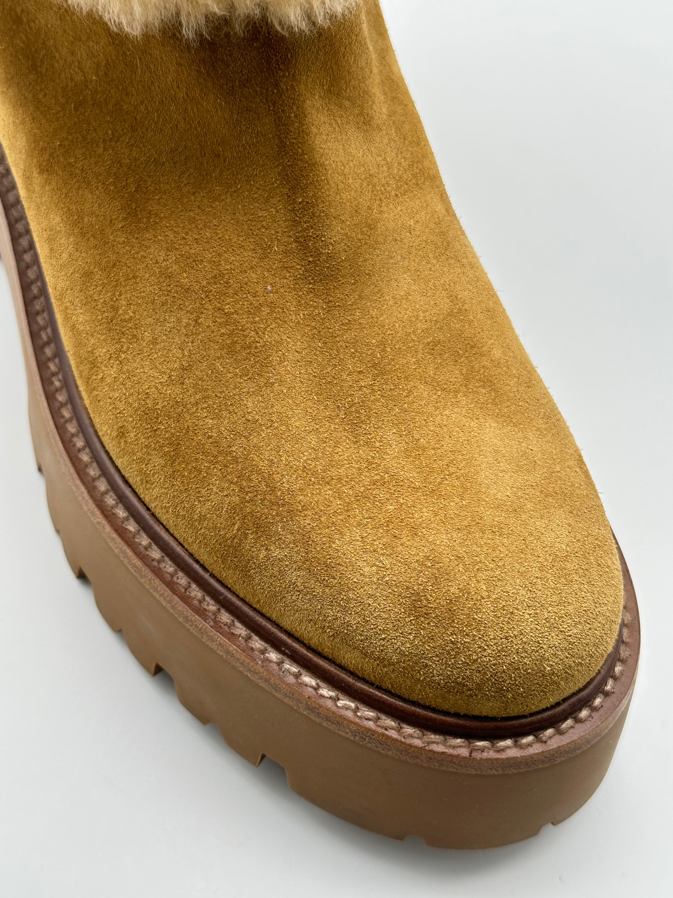 Teddy Suede Ankle Boot