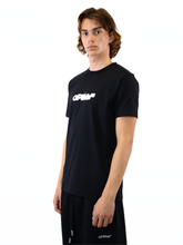 Black SPRAY ARROW SLIM T-shirt -  | dBlank