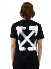 Black SPRAY ARROW SLIM T-shirt -  | dBlank