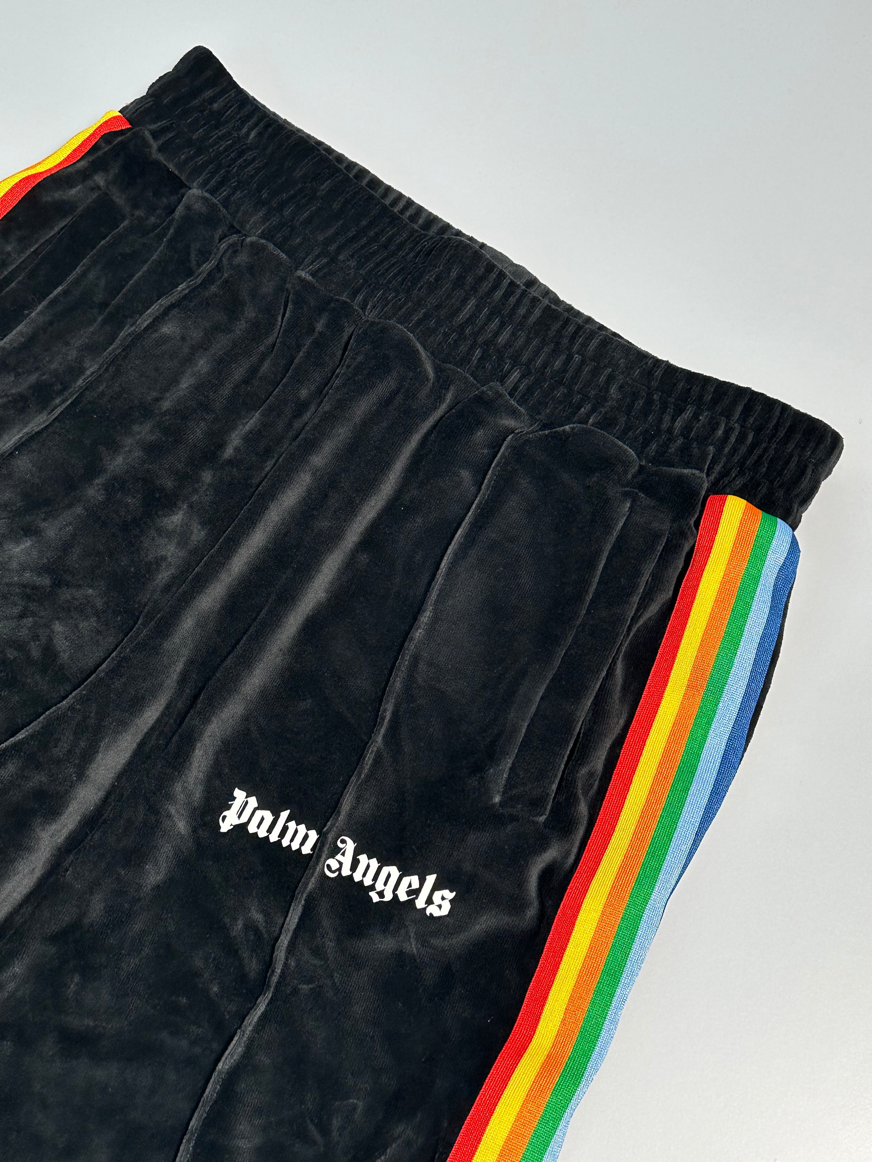 Rainbow Chenille Track Pants