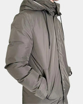 Grey padded coat  -  | dBlank