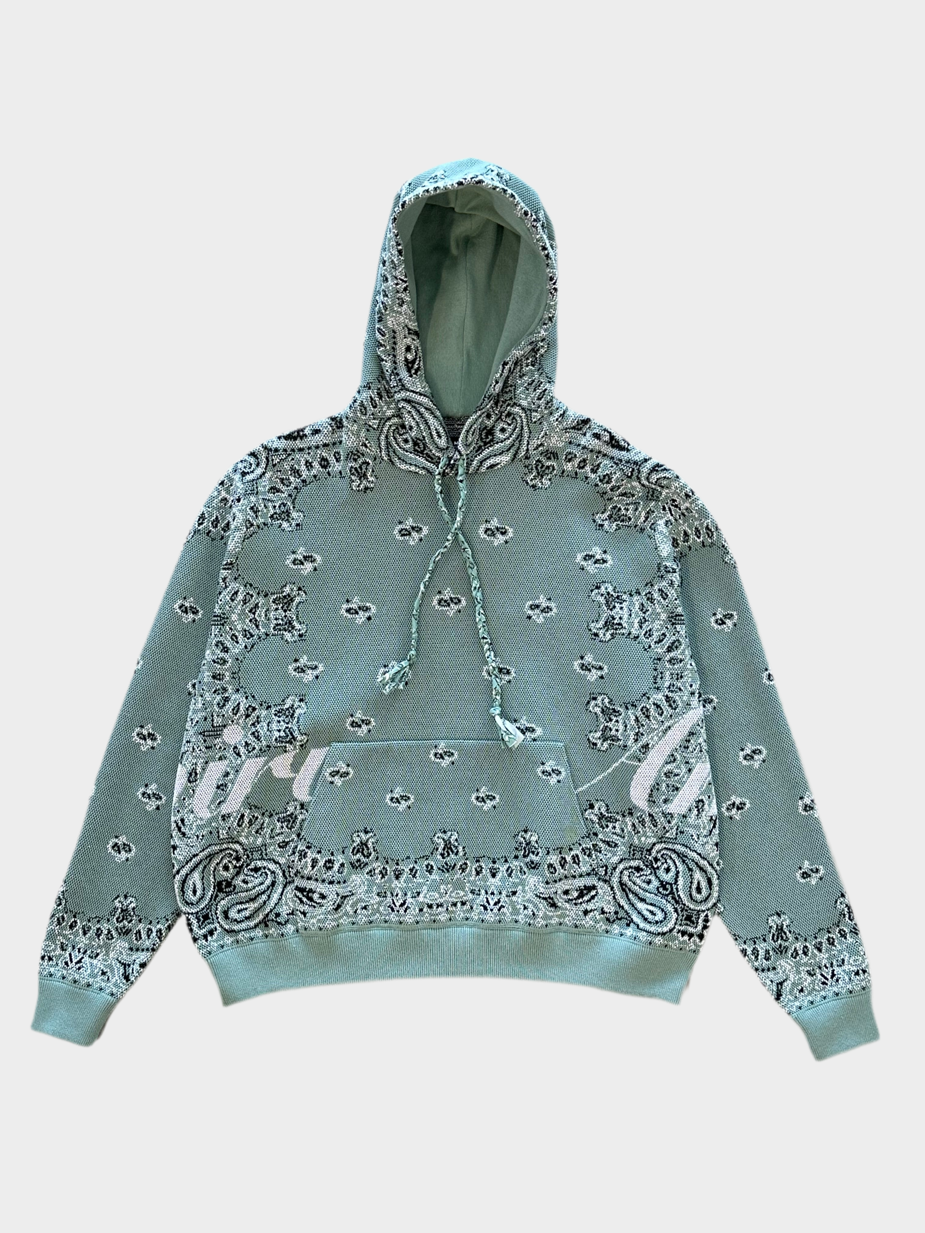 Knitted Bandana Hoodie