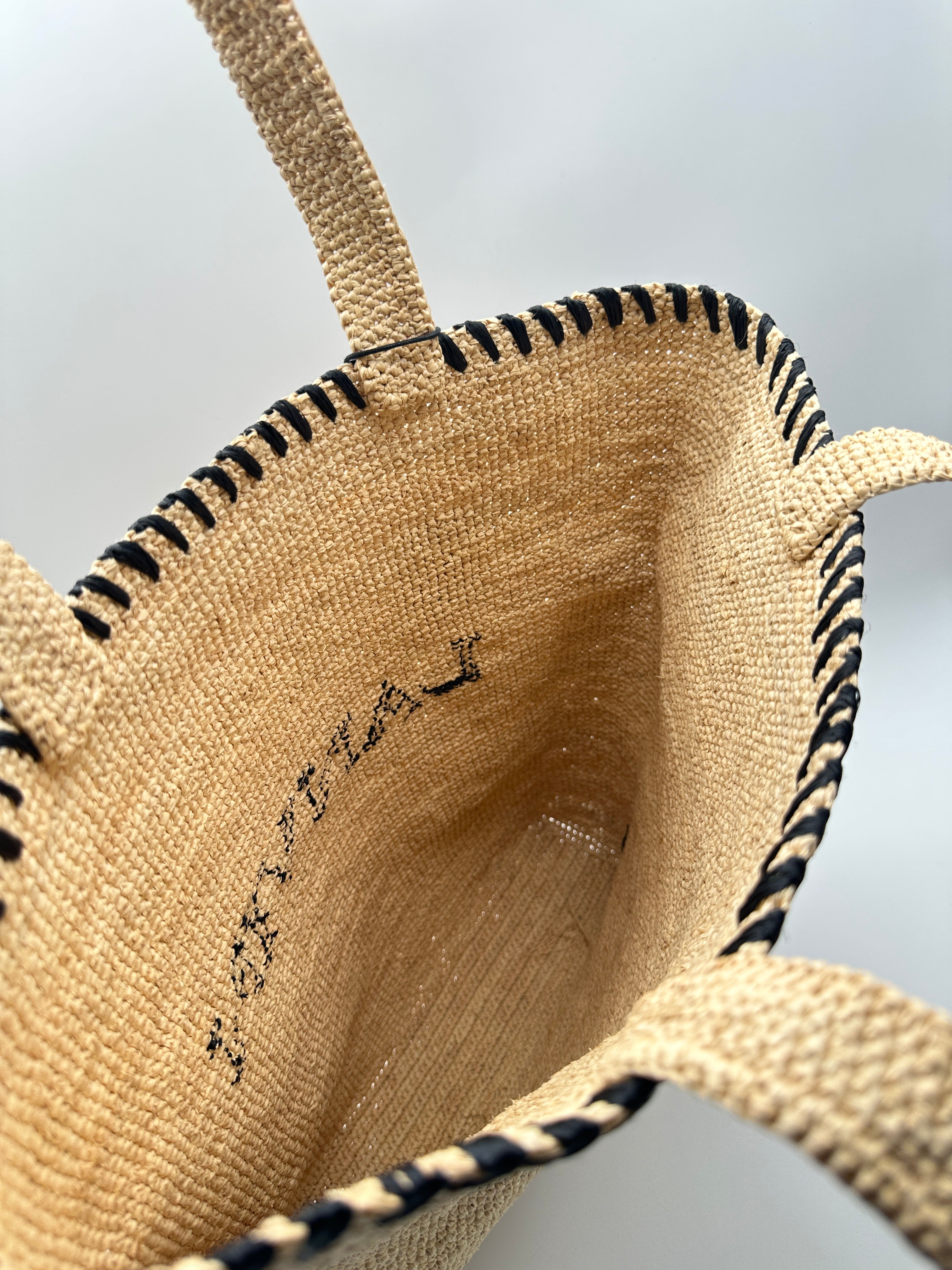 Raffia Tote Bag