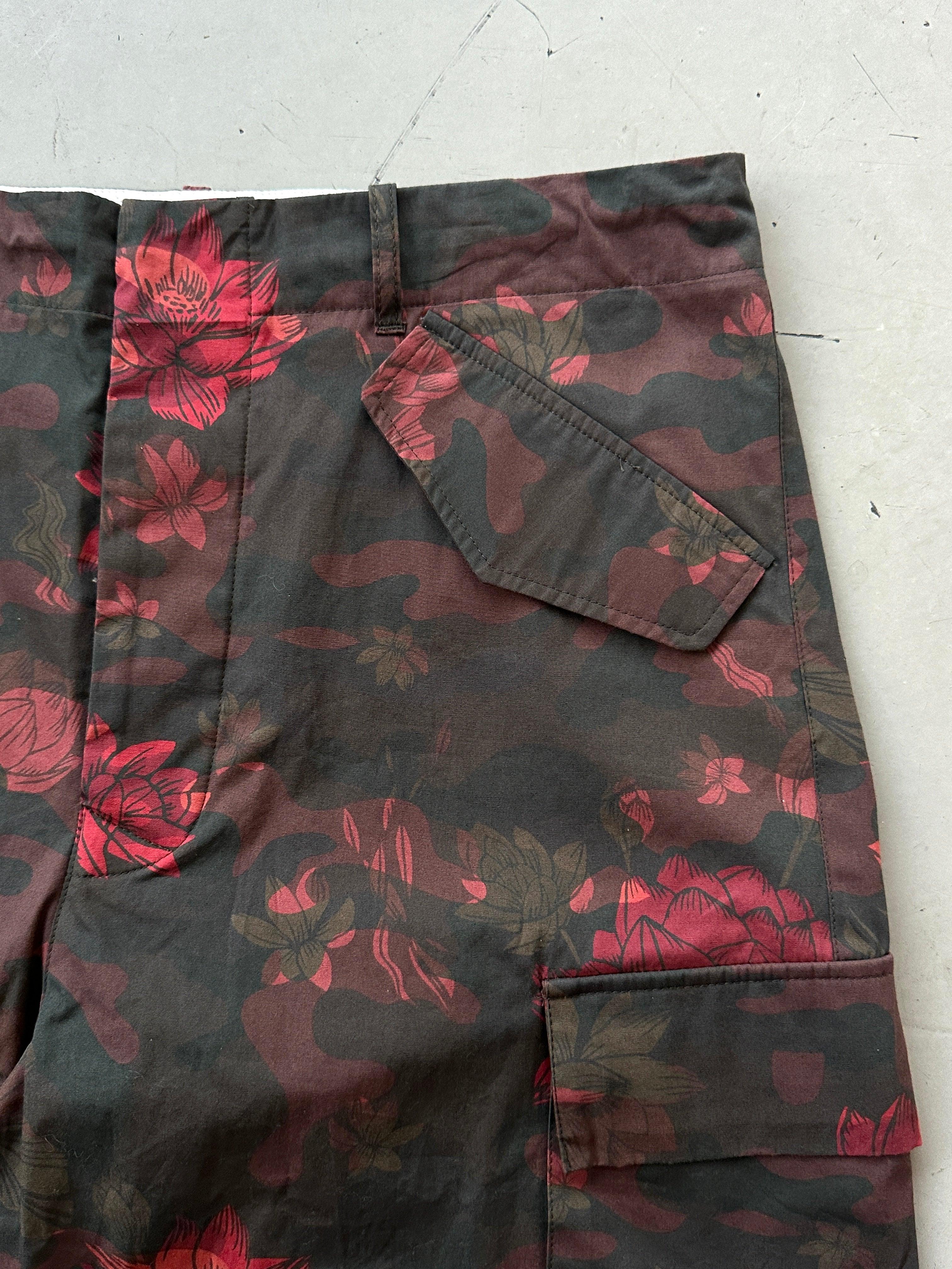 Printed Cargo Pants