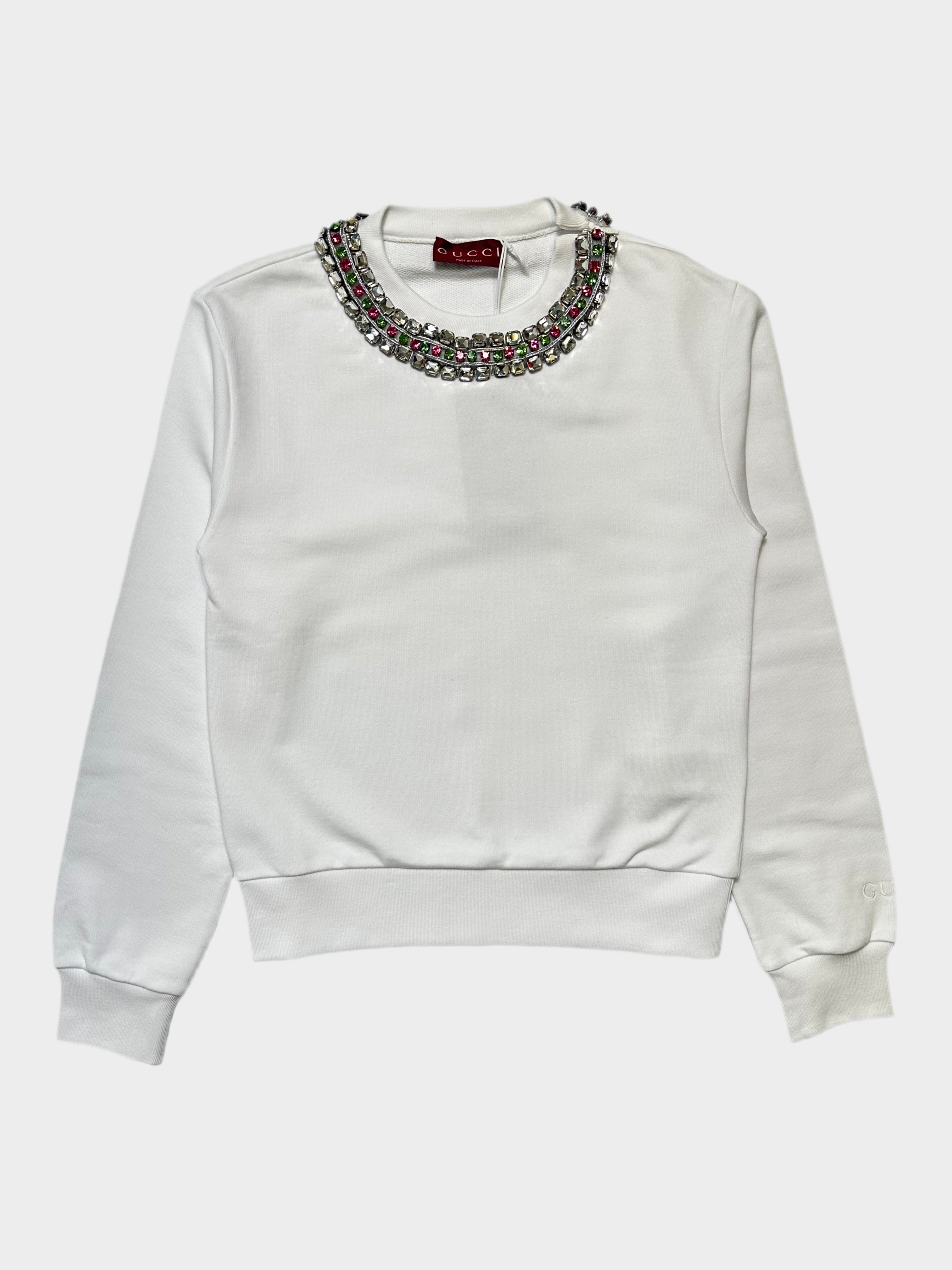 Rhinestones Crewneck Sweater