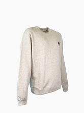 Felpa Ricamo Lucky Tiger - GRIGIO MELANGE | Qlhype