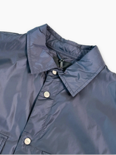 Navy padded shirt  -  | dBlank