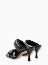 Mule Nere Con Doppio Strap - Nero | Qlhype