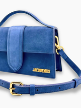 Borsa Il Grande Bambino In Suede Blu -  | dBlank