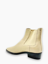 Greige Leather Chelsea Boots -  | dBlank