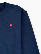 Felpa Lounge Crew Logo Navy -  | Qlhype