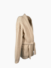 Cardigan In Maglia Con Cintura -  | Qlhype