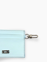 Portacarte Comma Leather Card Holder Light Blu - Blu | dBlank