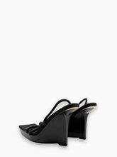 Sandali Neri Con Zeppa - Nero | Qlhype