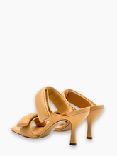 Mule Caramello Con Doppia Fascia Imbottita - Beige | Qlhype