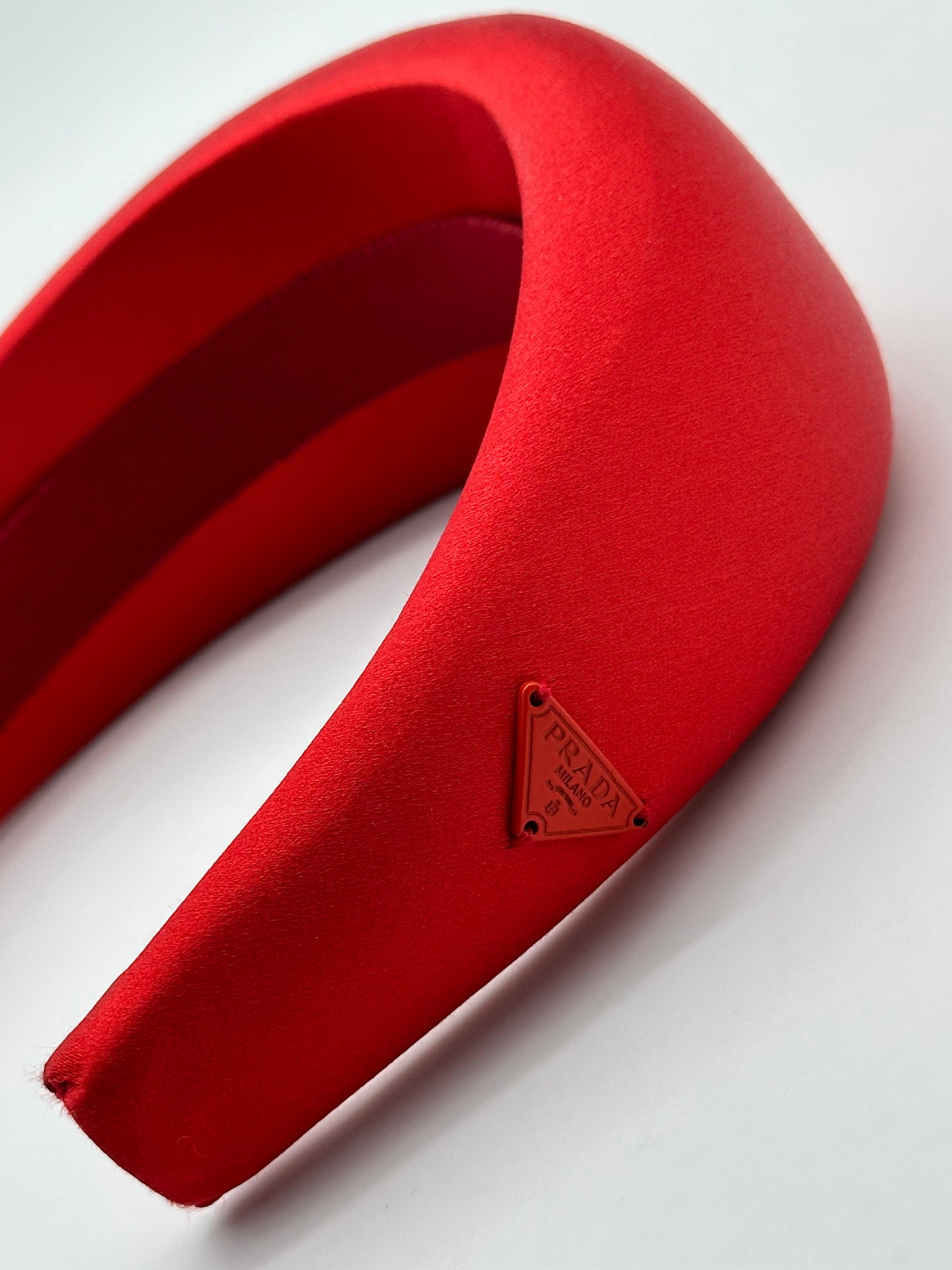 Red Satin Headband