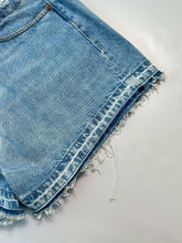 Asymmetrical Denim Shorts -  | dBlank