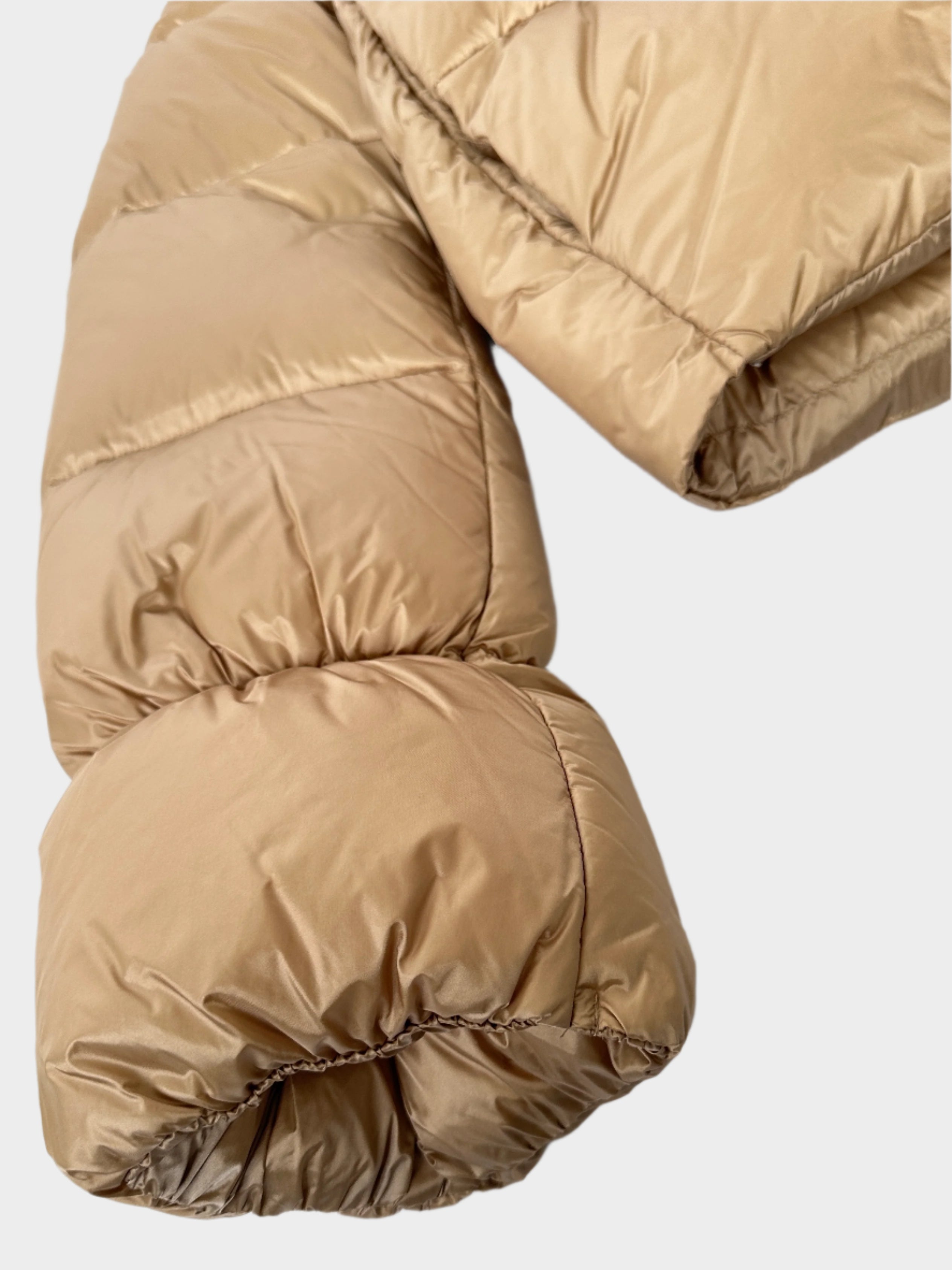 Camel Puffy Down Jacket