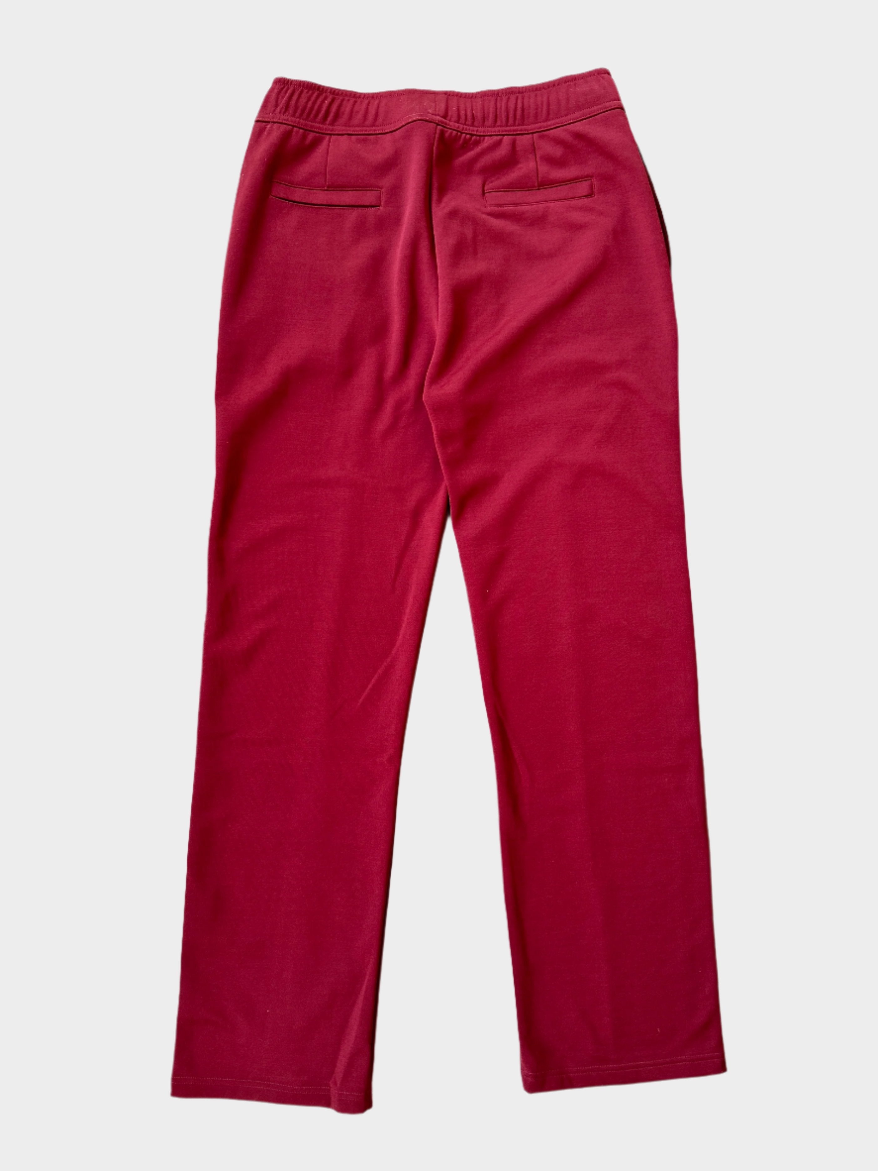 Burgundy Track Pants