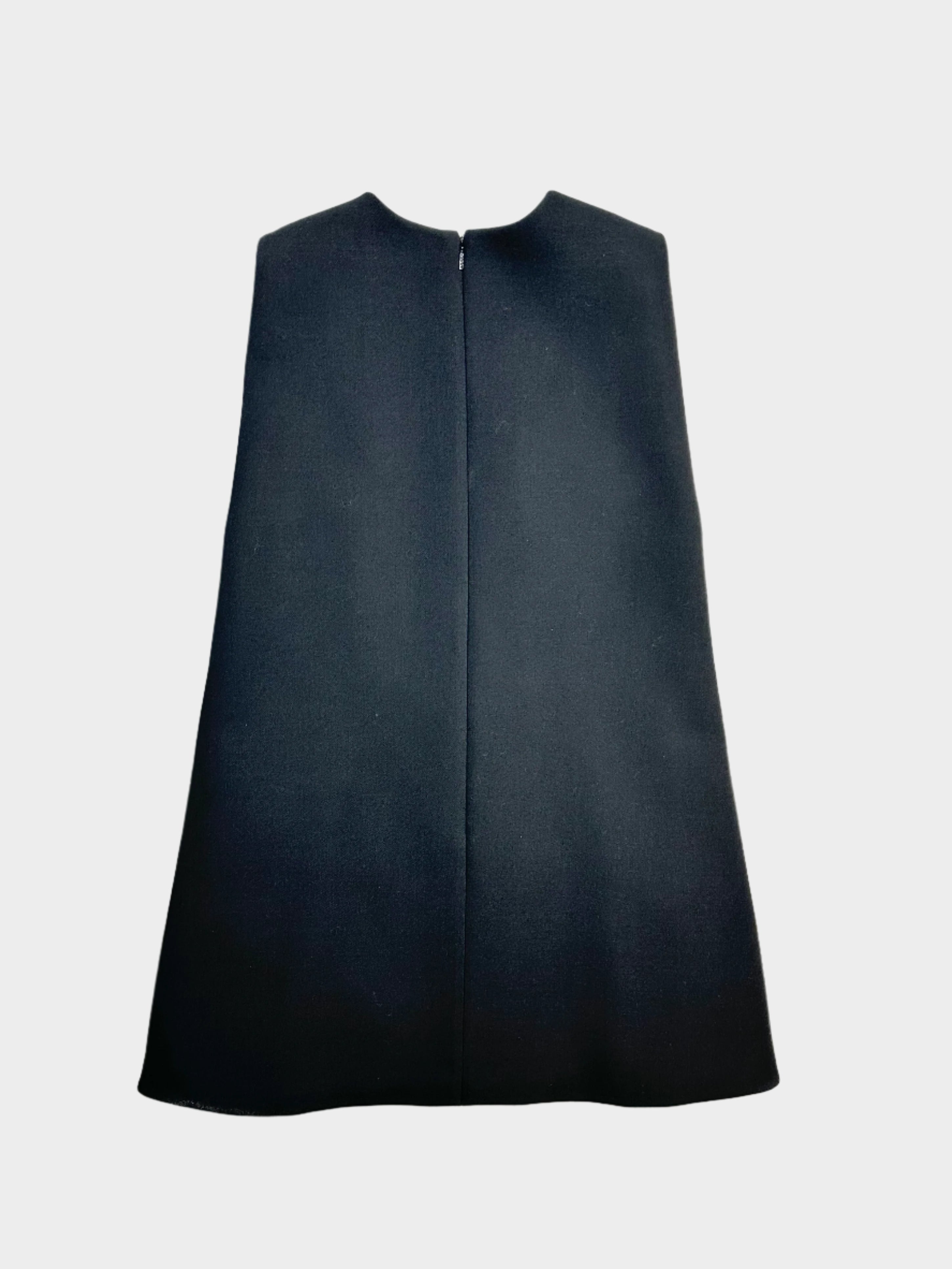 Sleeveless Cape Dress