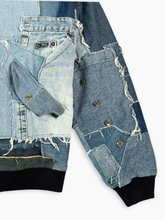 Giubbotto Denim Patchwork - Blu | dBlank